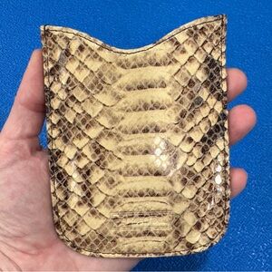 Henri Bendel Leather Card Holder